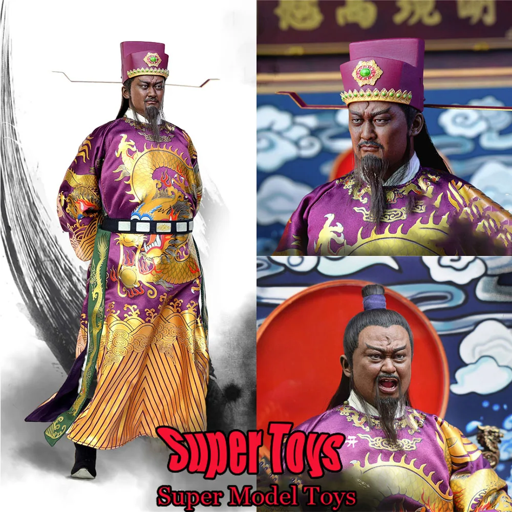 TOYS ZOY-008 1/6 Scale Men Soldier Bao Qingtian Chinese Northern Song Dynasty Politicians Full Set 12-inch Action Figure Doll