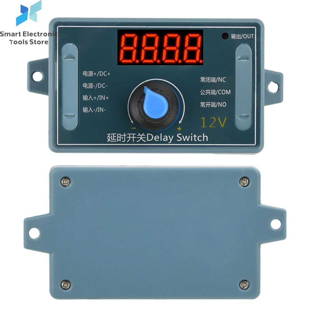 DC 5V 12V 24V 10A Módulo de Relé de Retardo de Tiempo Ajustable 32 Modos LED Digital Timming Disparador Interruptor de Control de Ciclo de Pulso