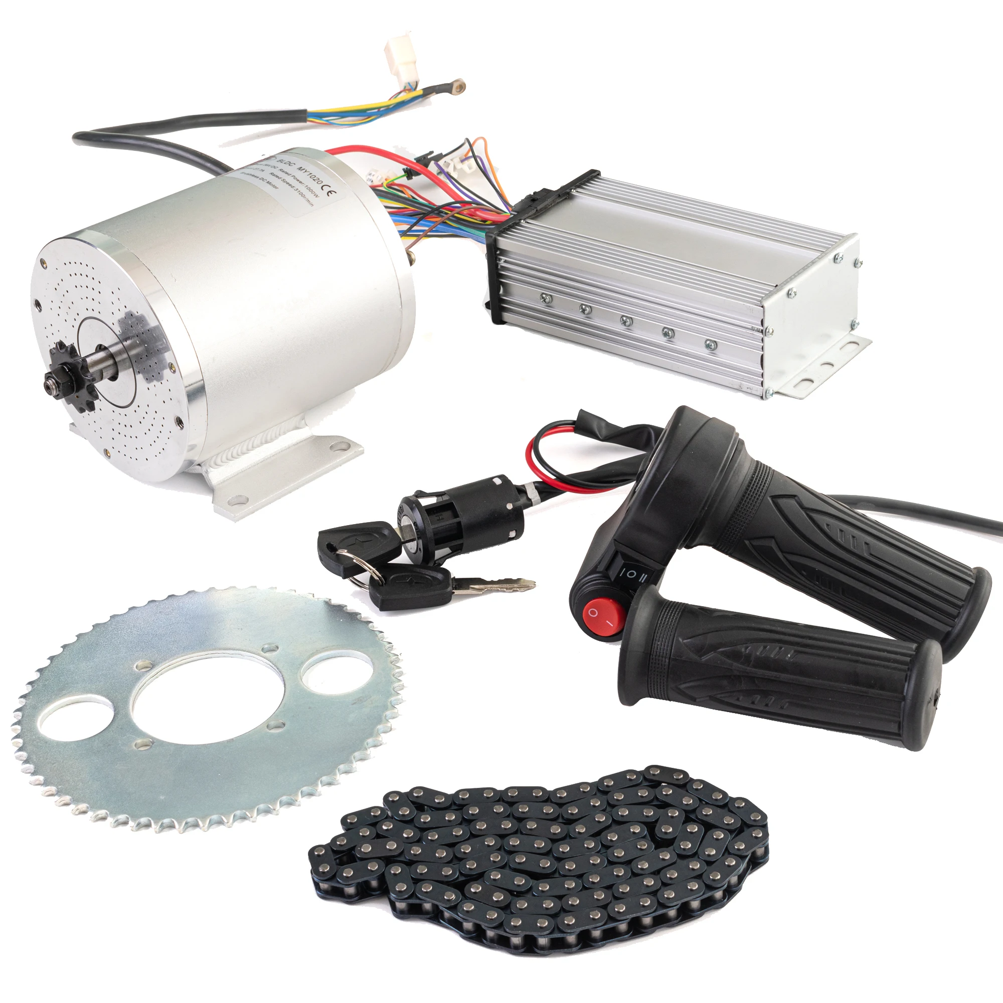 Kit motore Brushless E-bike 60V 2000w motore Scooter elettrico 1000w 48v motore moto elettrica 50A kit di conversione 3000w