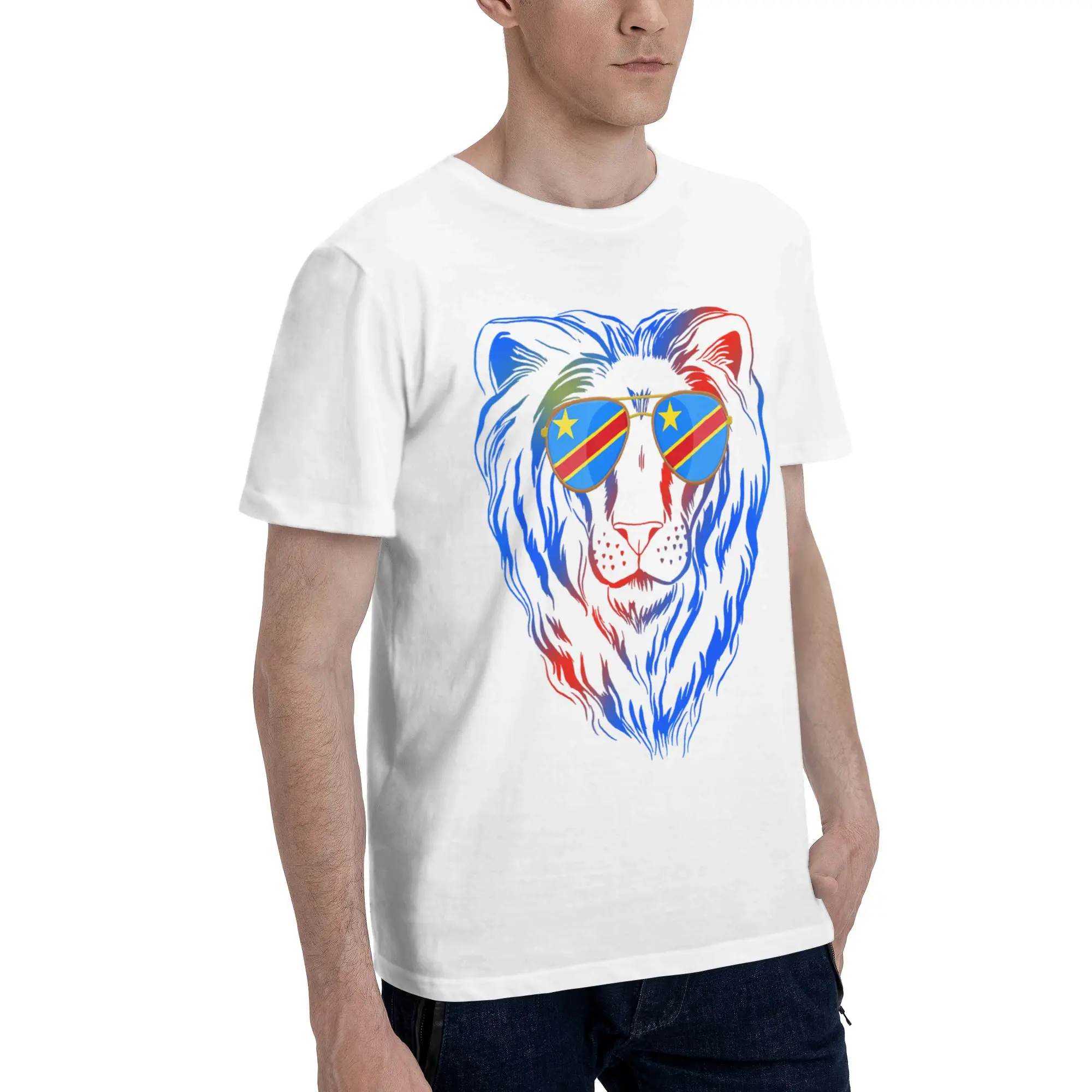 Republic Of Congo Congolese Flag Accessories Unisex T Shirts Cotton Tee New Arrival  T-shirt Clothing