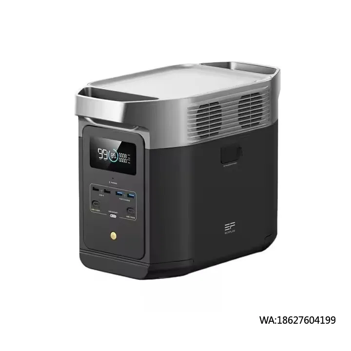 

1024Wh LiFePO4 (LFP) Battery Fast Charging 1800W-2700W Solar Panel Car Power Source For ECOFLOW DELTA 2 Portable Power Station