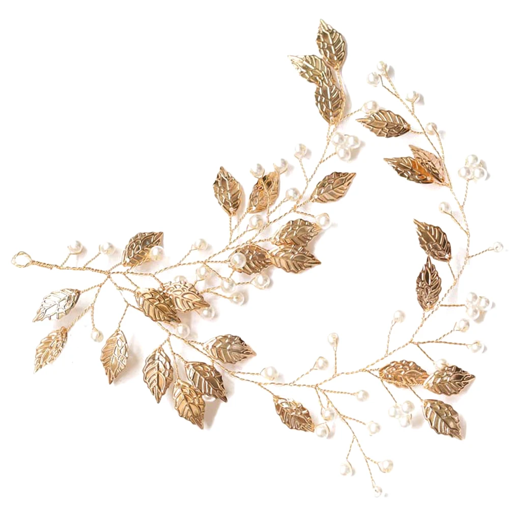 

Golden Tree Hair Accessories Pearls Bridal Headpieces Wedding Headb Party Wedding Headb Prom Hair Decorations