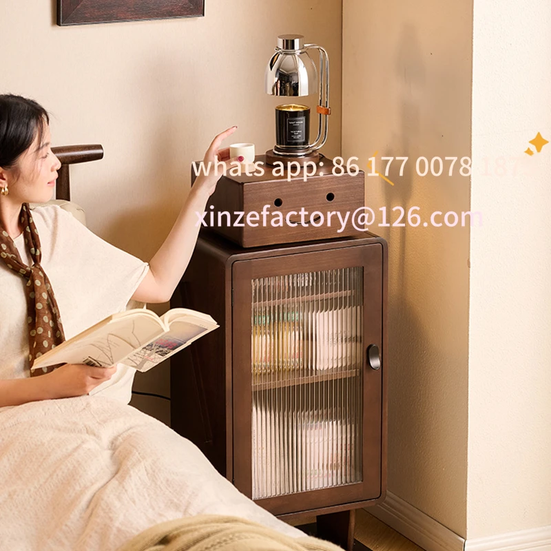 

Customizable Solid wood chest of drawers, TV cabinet side cabinet, sofa side cabinet, bedroom storage cabinet