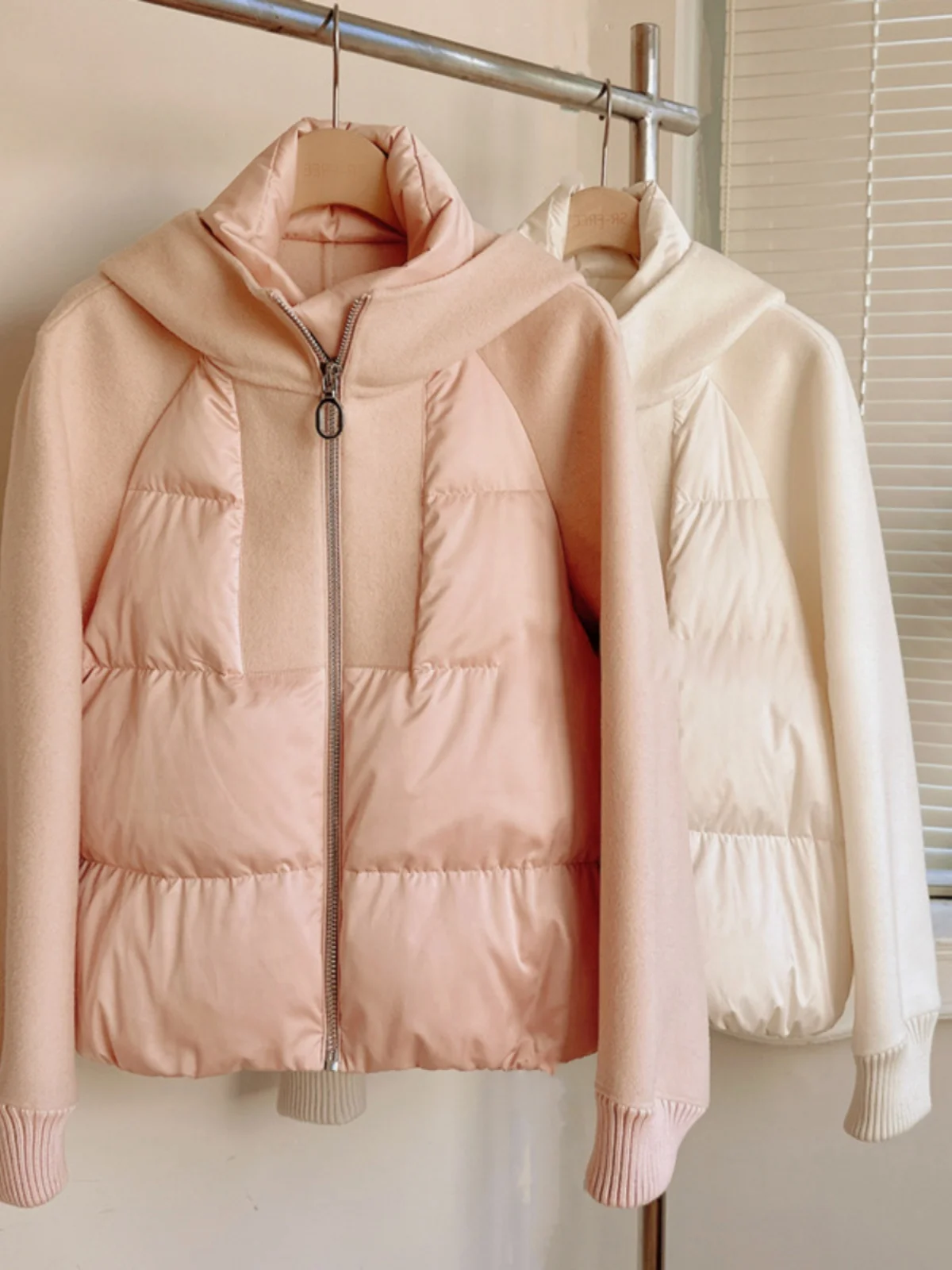 Autunno Inverno Casual Allentato Piumino da donna in cotone Jaet Zipper Splicing Design Ele Pane Cappotto in cotone Sli Pendolarismo Sle