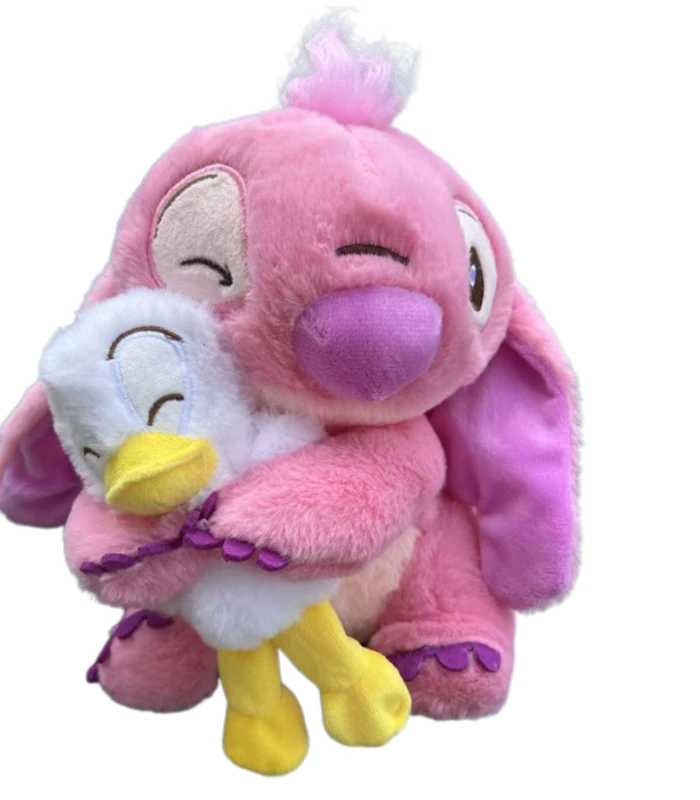 Muñeco de peluche de Disney de 20cm, muñeco Lilo de punto de pato bonito, juguete de peluche, regalo de cumpleaños de Navidad para niños, juguetes Kawaii