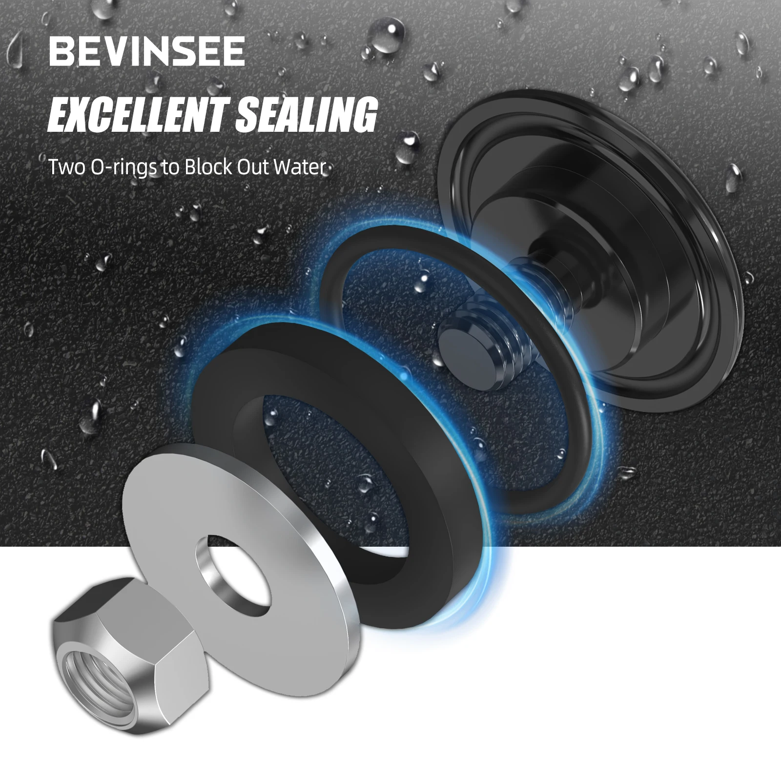 BEVINSEE Aluminum Car Rear Wiper Delete Kit Plug Cap For Honda Civic For Honda CR-V Integra For Acura Integra RSX For BMW E46