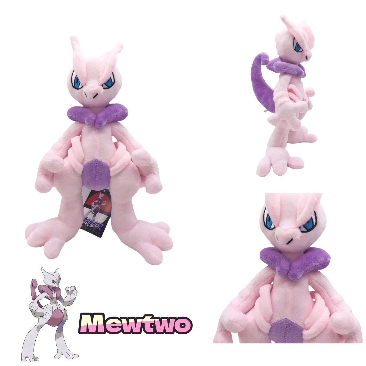 

Плюшевая кукла Пикачу Pokemon Z-A Mega Mewtwo X Gengar Greninja Toy Lucario Tyranitar Lapras Groudon Gyarados Dragapult