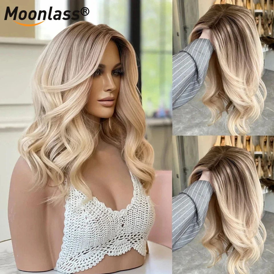 

Ash Grey Blonde 13x4 Lace Front Wig 100% Remy Human Hair Preplucked Transparent 150 Density Natural Hairline Lace Frontal Wigs