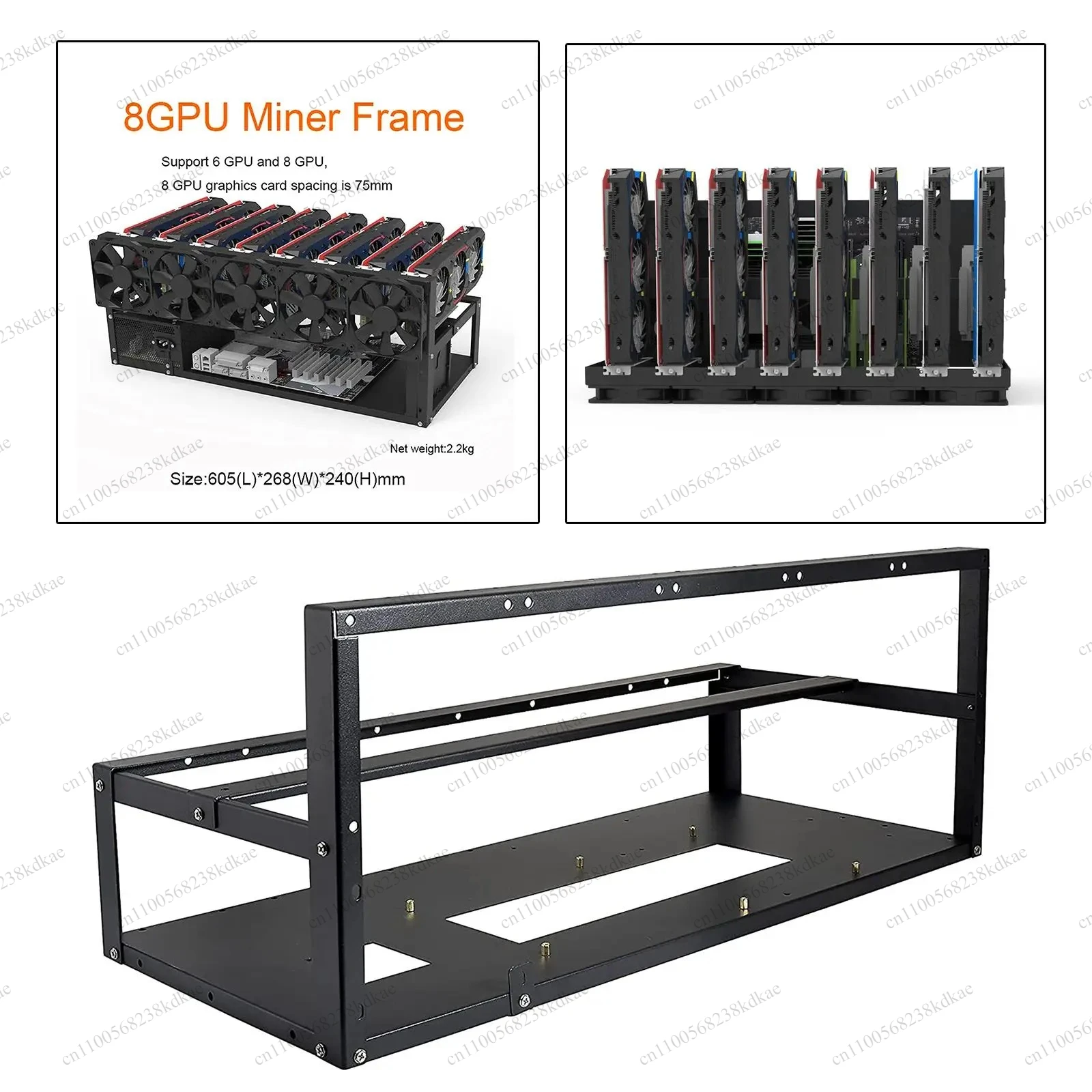 Gpu Mining Rig Frame 8 Gpu - Рамка для майнинга с открытым корпусом