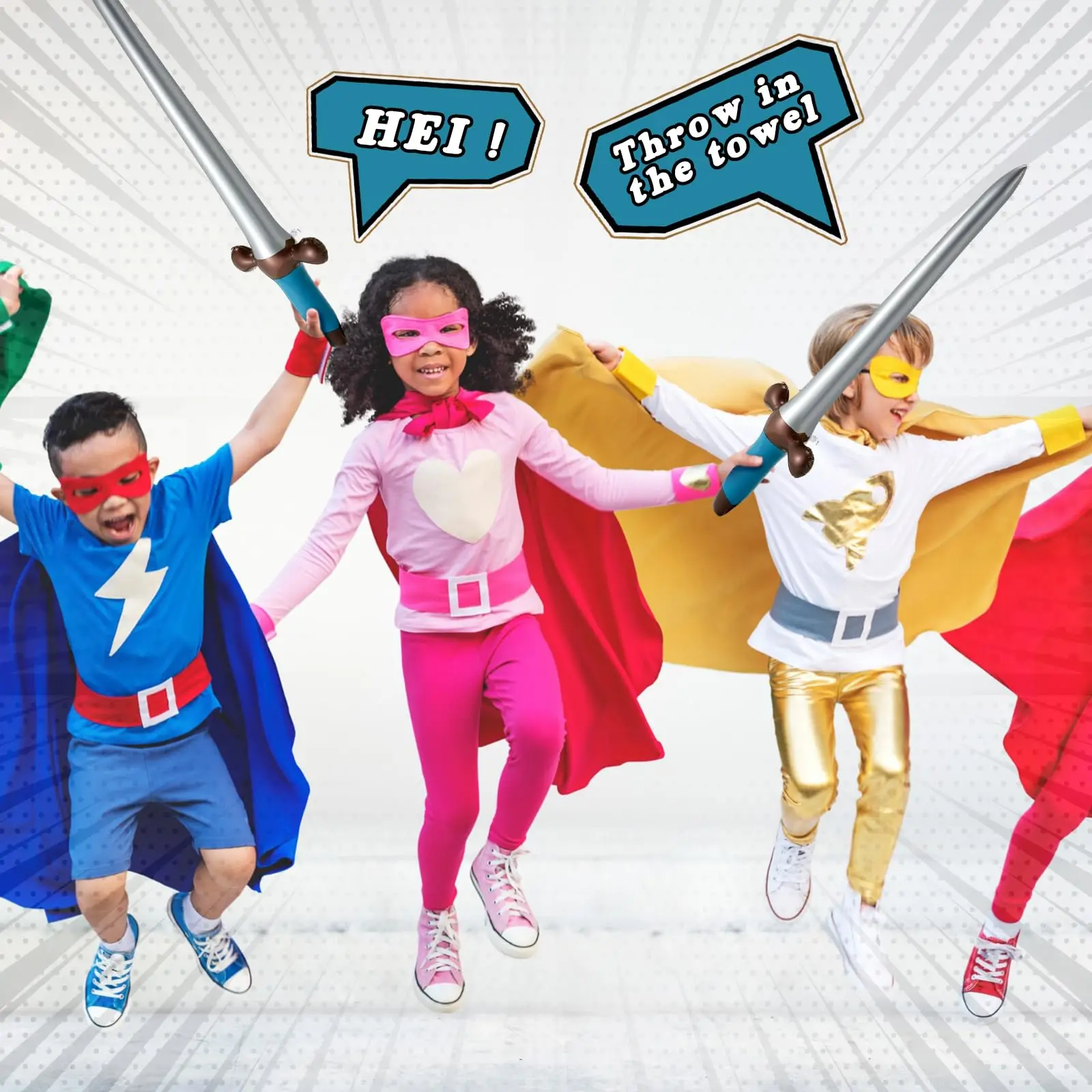 Inflatable Swords Inflatable Pirates Sword Pirate Party Favors for Theme Birthday Swimming Pool Party Cosplay Halloween Costume