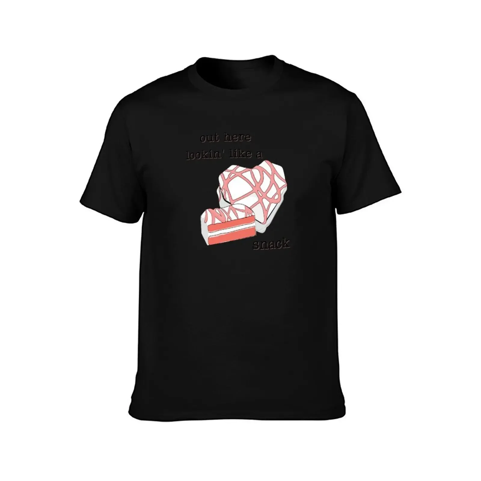 Kawaii Little Debbie Heart Cake, Out here lookin' like a snack T-Shirt anime shirt plus sizes Short sleeve tee men