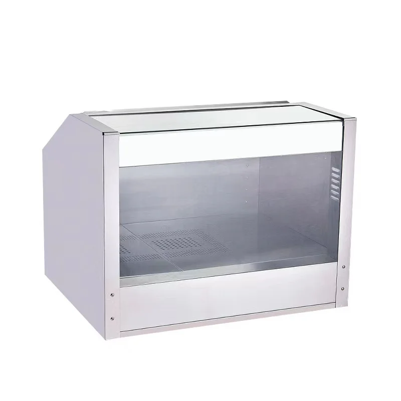 Commercial Popcorn Warmer Display Industrial Pop Corn Warming Showcase Stainless Steel Snack Food Warmer