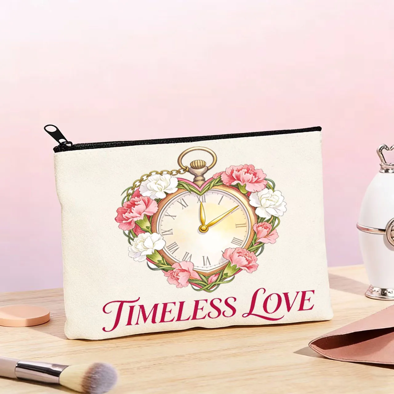 

1 шт., холщовая сумка с узором ко Дню матери, большая вместительная ручная холщовая сумка, многофункциональная сумка для хранения