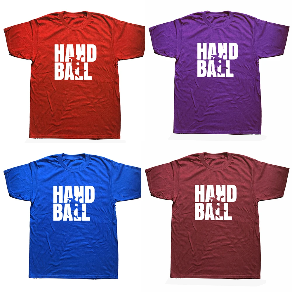 FPFunny Handball Lovers Players T Shirts Graphic Cotton Streetwear Short Sleeve O-Neck Harajuku T-shirt Mens Clothing