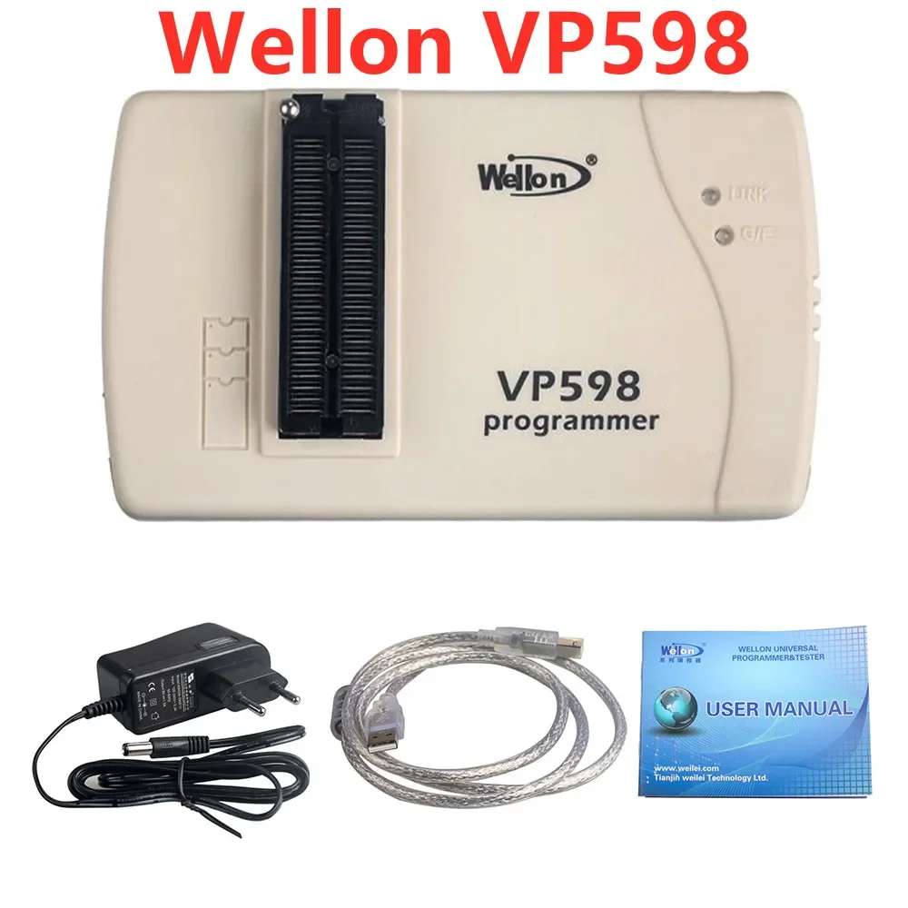 

Wellon VP598 Universal VP 598 Programmer Auto ECU Chip Tunning VP-598 Programmer(upgrade version of VP390/VP-390) A+++