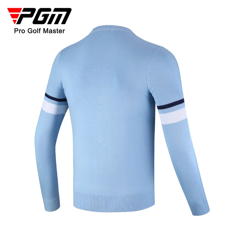 PGM Golf Men\'s Sweater Autumn and Winter Knitwear Sports Windproof Warm Long Sleeved T-shirt Golf Wear for Men Clothing YF502