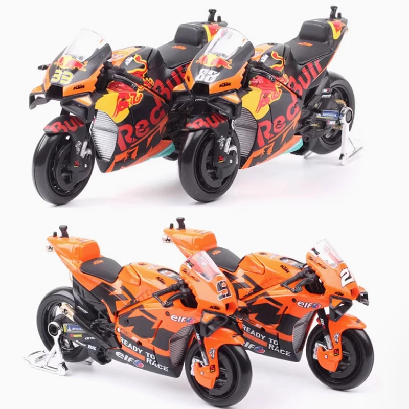 Maisto 1:18 Scale Yamaha YZFR1KTM Honda RC213V GP21 รถจักรยานยนต์หล่อโลหะผสมรุ่น STATIC Metal Collection ของเล่นวันหยุดของขวัญ