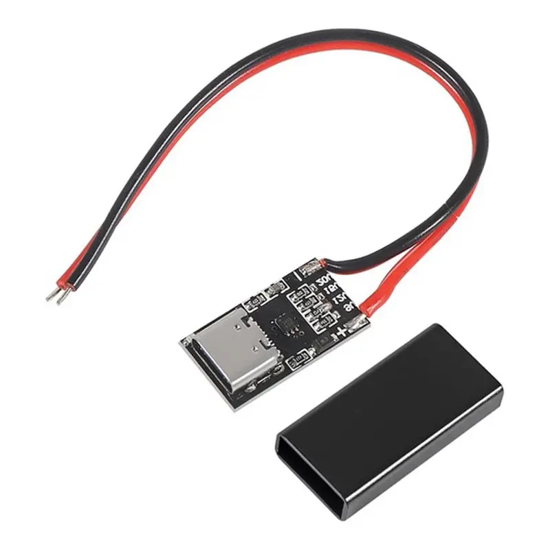 X64A-Type-C PD3.0 QC Trigger Board USB-C PD QC 5V 9V 12V 15V 20V DC Fixed Voltage Power Module 5 PCS With Case
