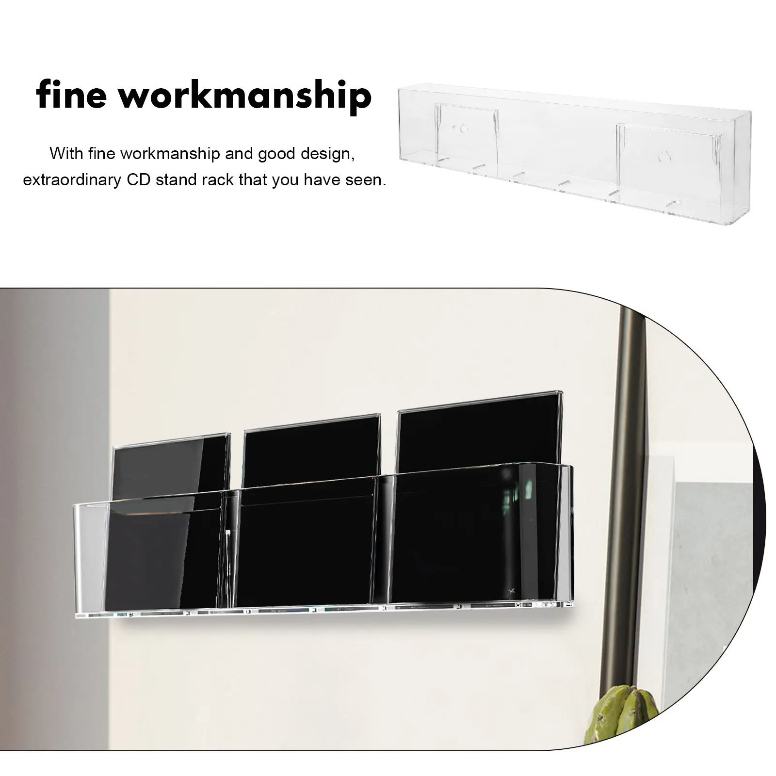 Cd Dvd Storage Shelf Disc Rack Home Office Halloween Christmas Cd Rack Storage Acrylic Cd Stand Cd Racks Cd Wall Rack Units