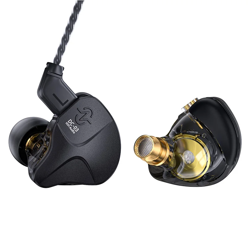 HiFi In-ear Earphone CCZ DC03 10MM Dual Magnetic Dynamic Balanced