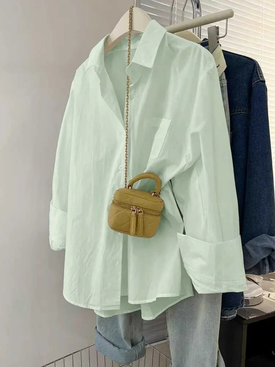 Mint een Women's Sun Protection irt Loose Fit Lightweight Spring Autumn Cardigan Outerwear Casual Sle Long Sve ...