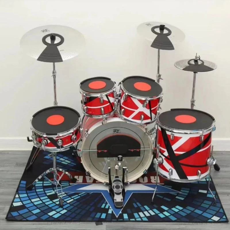 Silicone Silent Drum Pad Thickened Shock-absorbing Denoise Durable No-smell Muted Drum Pad Musical Instrument Accessories