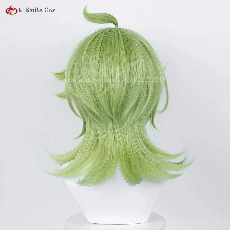 111 www لعبة Sumeru Collei تأثيري 55 سنتيمتر طويلة مقاومة للحرارة الشعر الاصطناعية هالوين حفلة أنيمي الباروكات + غطاء شعر مستعار