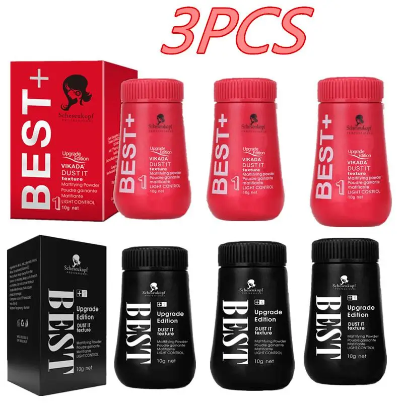 

3PCS Fluffy Hair Powder Absorb Grease Clean Hair Increase Hair Volume Mattifying Hair Powder Finalize Hair Care Styling Product