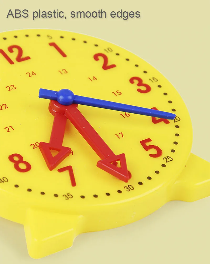 Kinder Montessori Uhr Pädagogisches Spielzeug Stunde Minute Sekunde Erkenntnis Passenden Puzzle Spielzeug Kinder Frühen Vorschul Lehrmittel – Detail 10