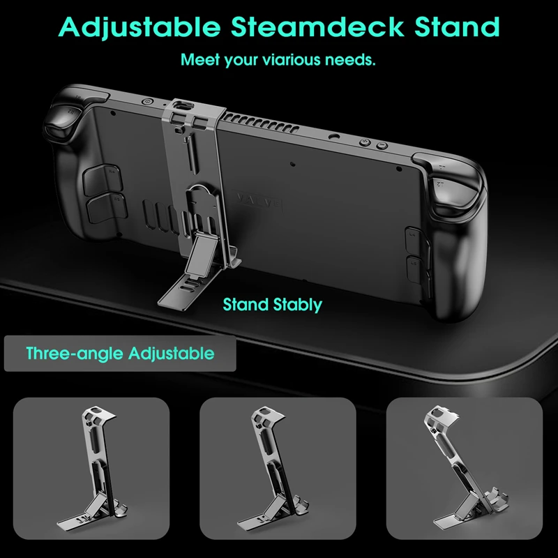 Back Kickstand Bracket Holder for Steam Deck Console Portable Holder Stand Repair Parts for Steam Deck Accessories