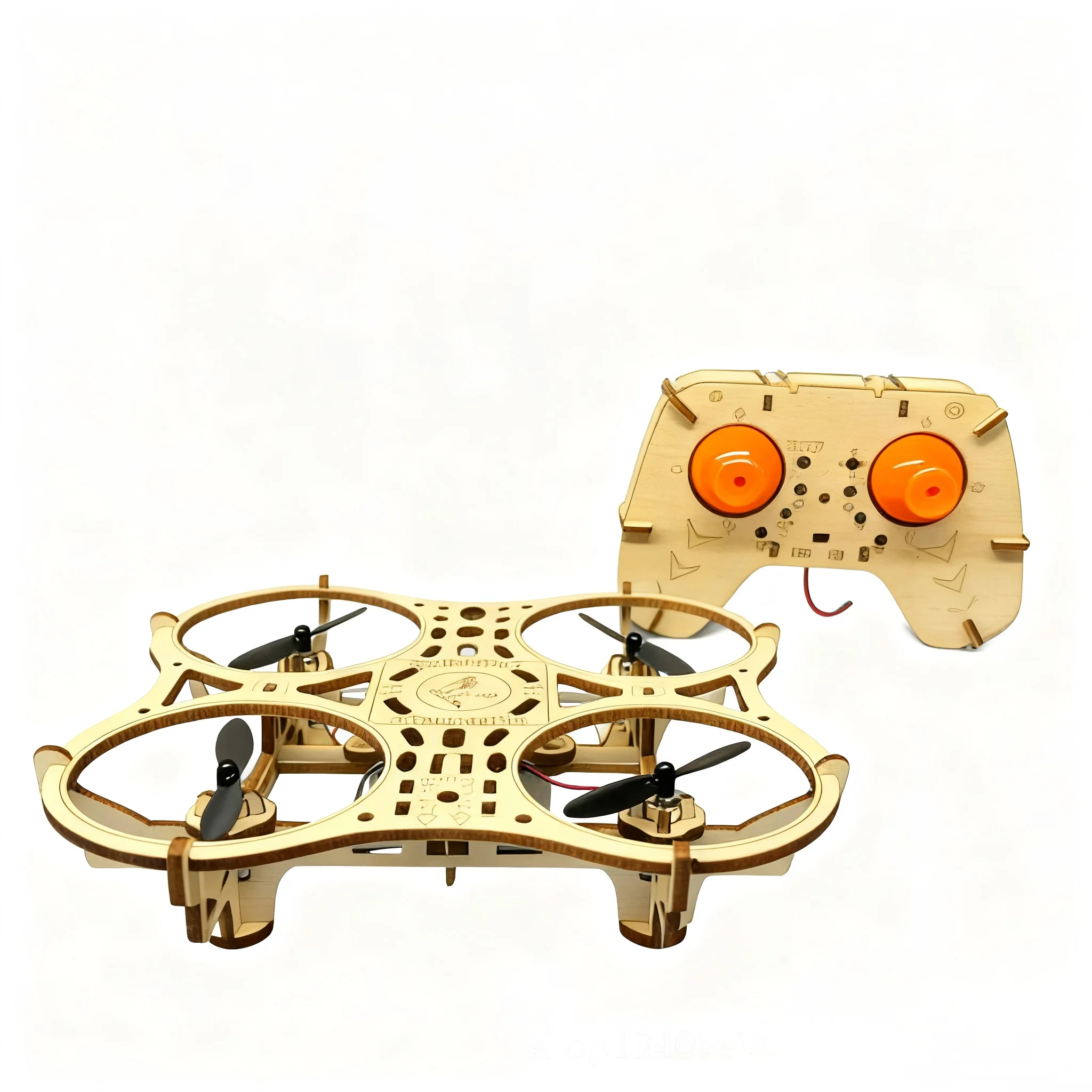 

Christmas gift Spherical wooden DIY educational Stem airplane assembly parts