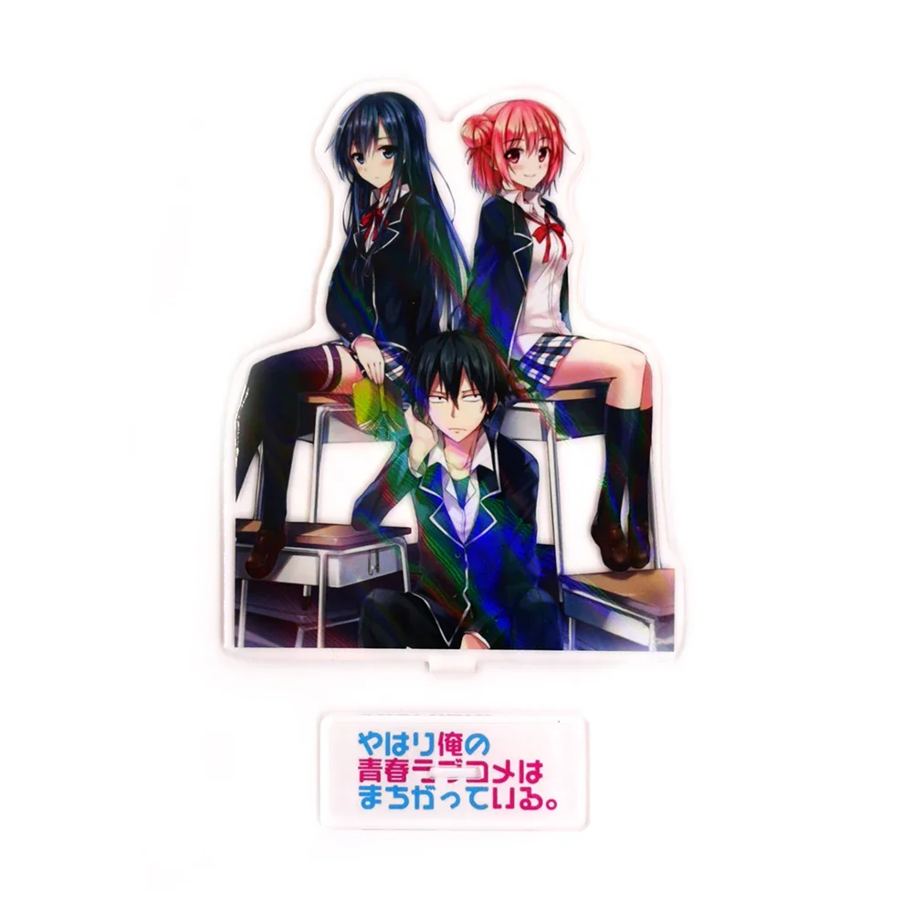 Hot sale My Teen Romantic Comedy SNAFU Climax! Hachiman Yukino Yui  acrylic standee figurines  anime desk decoration