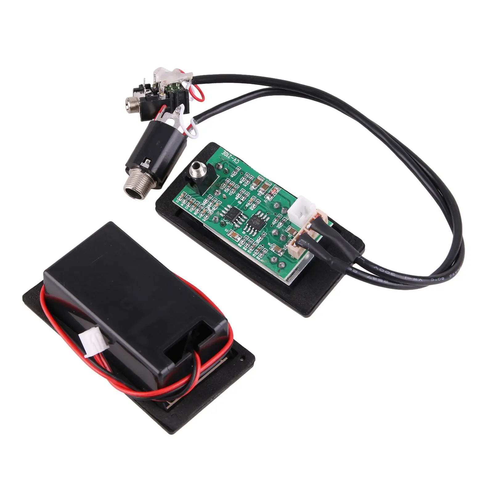 High-fidelity Violin Pickup Piezo Transducer Microphone EQ for Acoustic Guitars Mandolins and Ukuleles