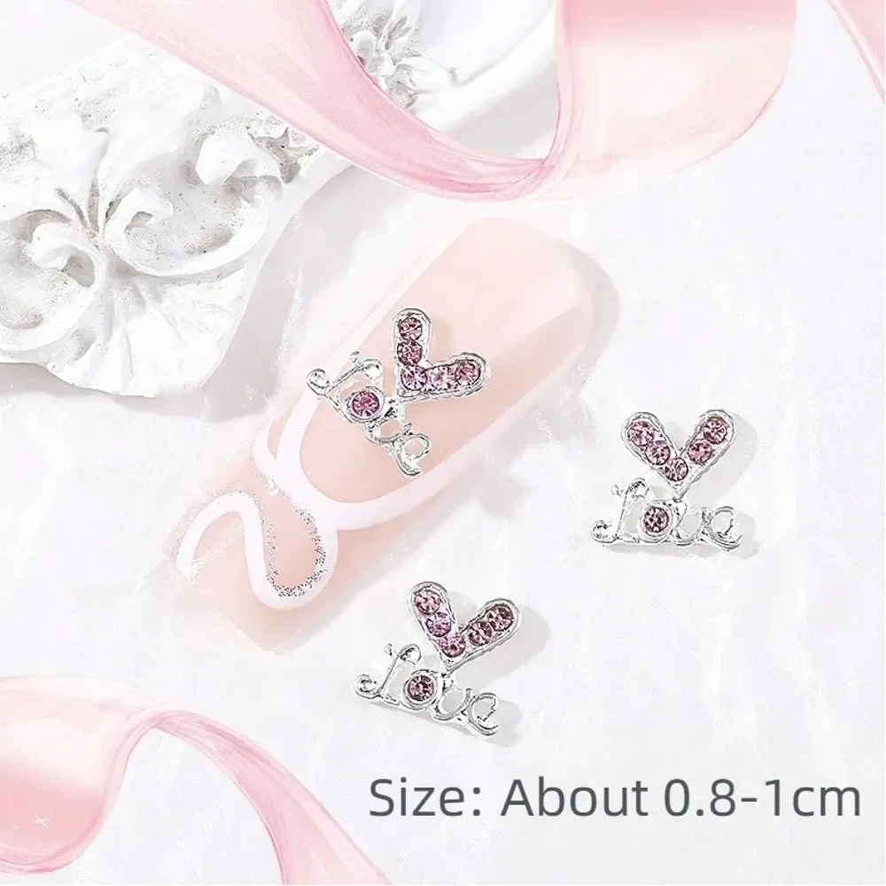 24 pièces nouveau Style Y2k Nail Art strass 3D coeur étoile arc cerise bricolage ongles breloques résine et alliage ongles gemmes décor ongles fournitures