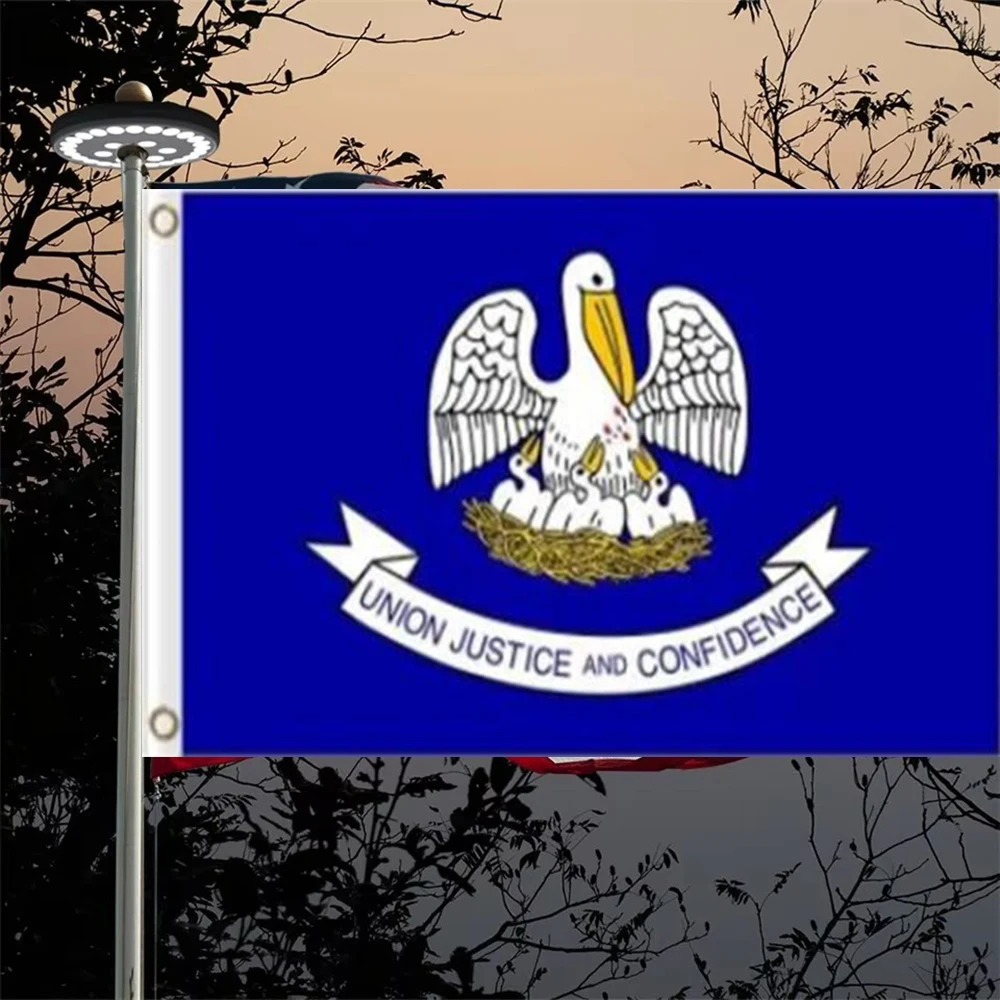 Personalizado de boa qualidade Kenner Louisiana para decoração 90x150cm BANDEIRA DE CONFIDÊNCIA HISTÓRIA BANNER