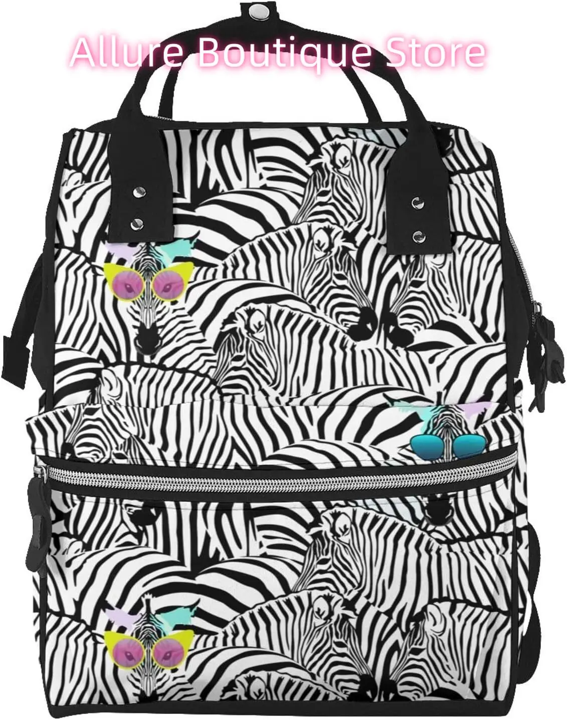 

Special Zebra Diaper Bag Backpack for Women Large Capacity Nappy Bag Multifunction Waterproof Mummy Backpacks for Mom Dad Essent