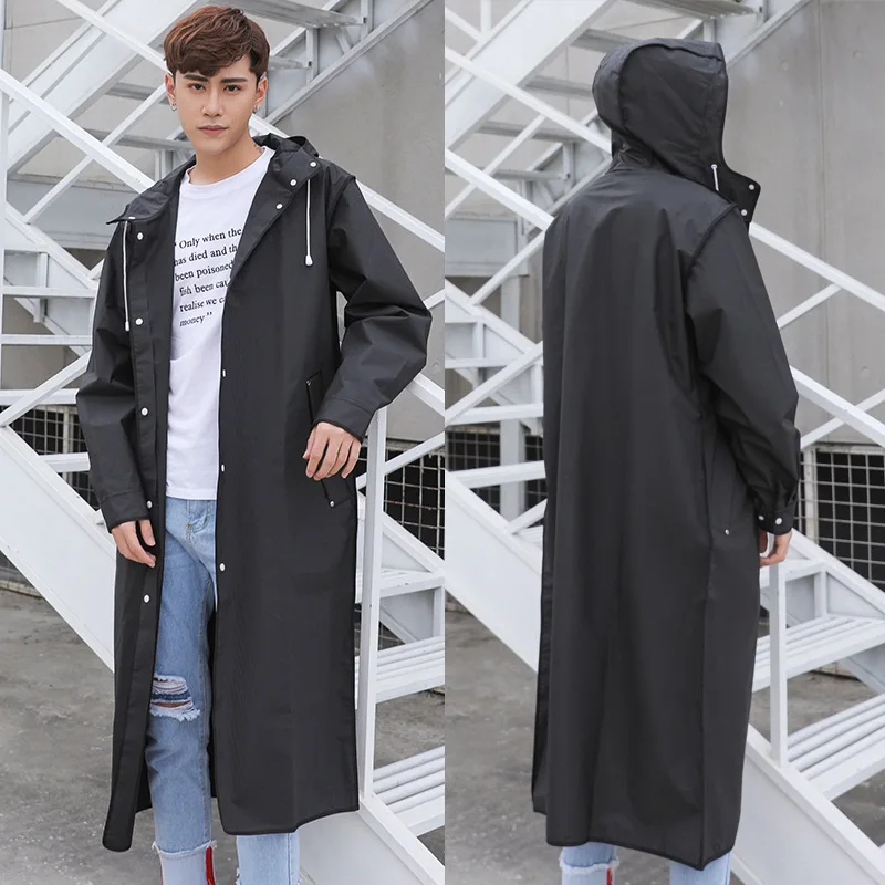 Motorcycle Transparent Raincoat Premium Reusable Full-Body Waterproof Gear for Men Women Perfect Rainy Commutes Leisure Outings