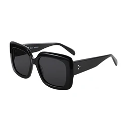 BLUEMOKY 수제 아세테이트 선글라스 2026 새로운 Uv400 패션 스퀘어 여성용 편광 선글라스 ZS6244