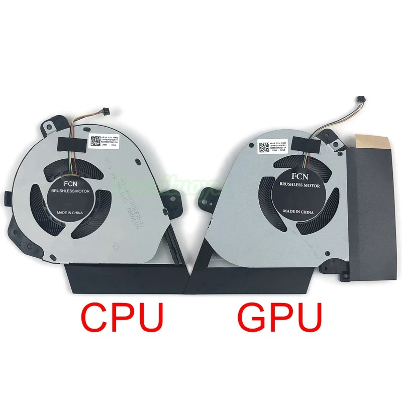 مروحة تبريد أصلية لـ Asus ROG ، وحدة المعالجة المركزية ، مبرد GPU ، GU502 ، GU502DU ، GU505DU ، GU502GV ، GA502IU ، 13NR03V0T02011 ، FM6D ، FM6F ، DC5V ، 0.5A ، جديدة