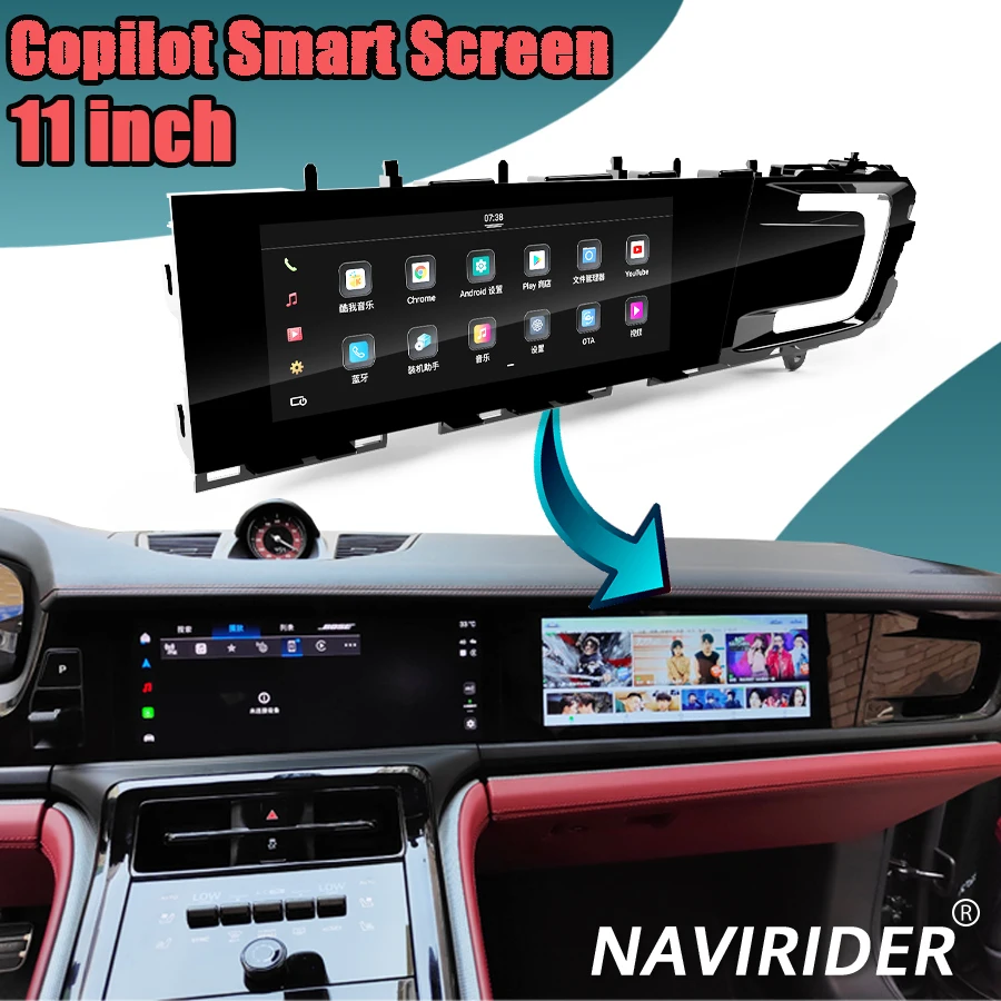 15inch Android Co-pilot Smart Screen For Porsche Panamera 2024 Qualcomm SC668S Entertainment System Navigation Car Radio Stereo