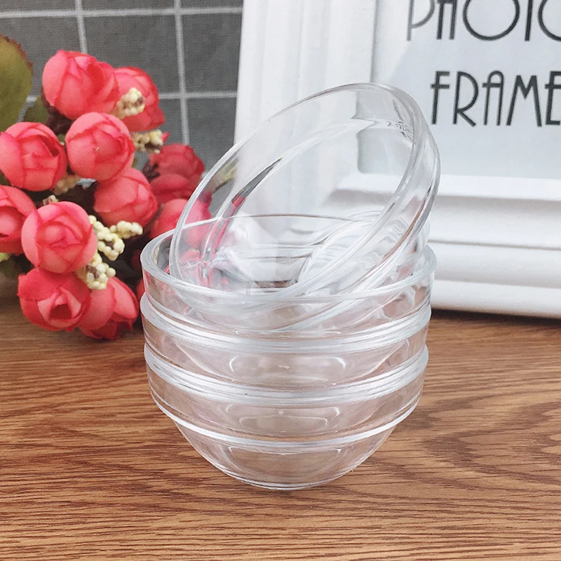 【1PC Acrylic Facial Mask Essential Oil Bowl Facial Makeup Skin Care Tools Beauty Salon Essential Oil Bowl Thickening Mask Bowl】