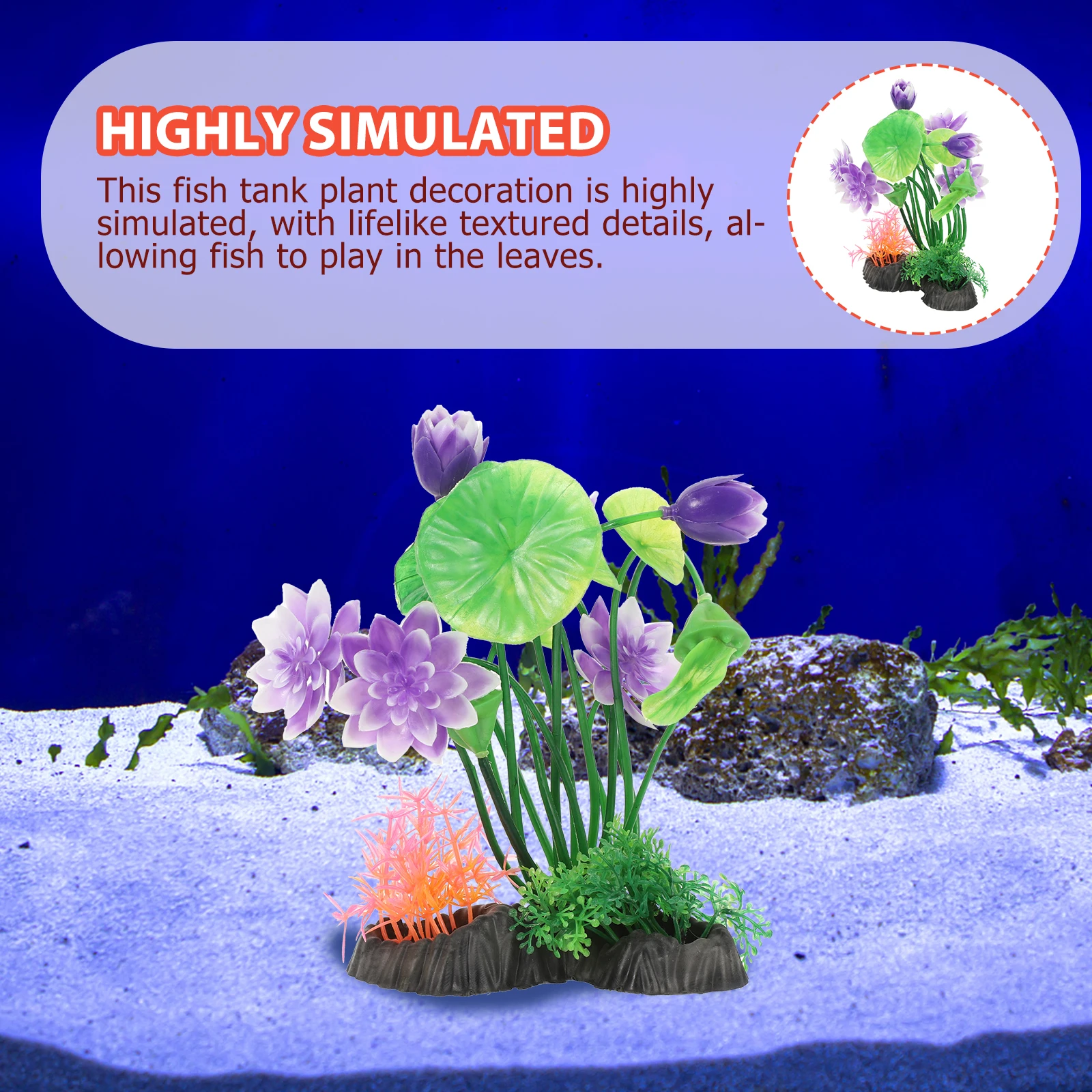 

Aquarium Plants Water Grass Decoration Supplies Lifelike Fake Plant Ornament for Glass Tank Vivid Artificial Grass Fish