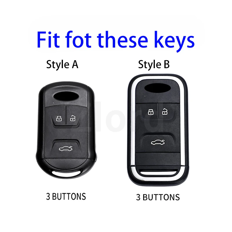 3 Buttons Car Flip Key Shell Protect for Chery Tiggo 4 3 GX Arrizo 5 Tiggo 7 8 NEW TPU Car Key Case Remote Cover Accessories