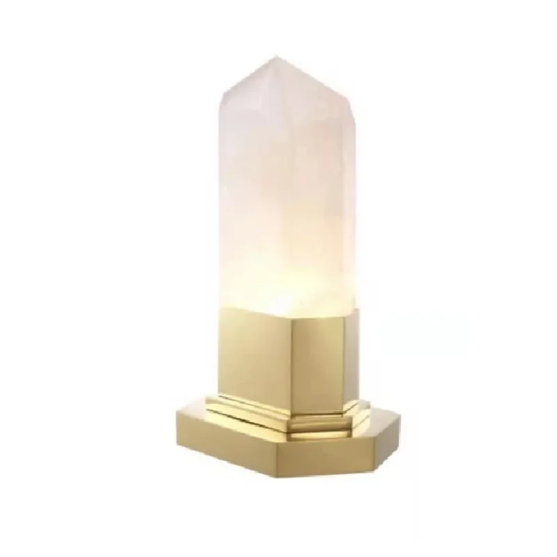 

Modern light luxury Spanish marble table lamp model room bedside table lamp