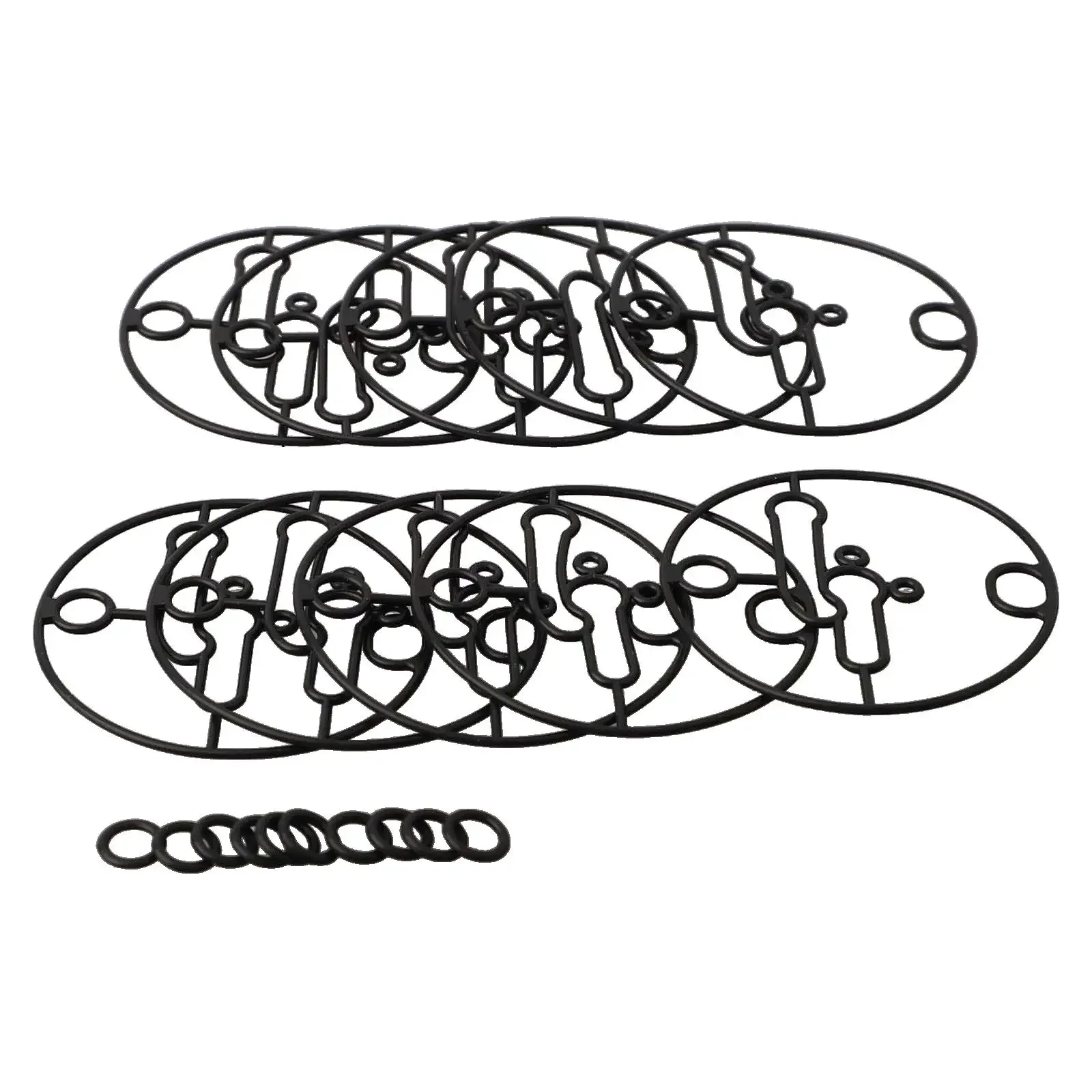 Carburetor Seal 10 Pack Gasket Optimal Engine Performance Precise Design Reliable Seal High-quality Materials For 698781