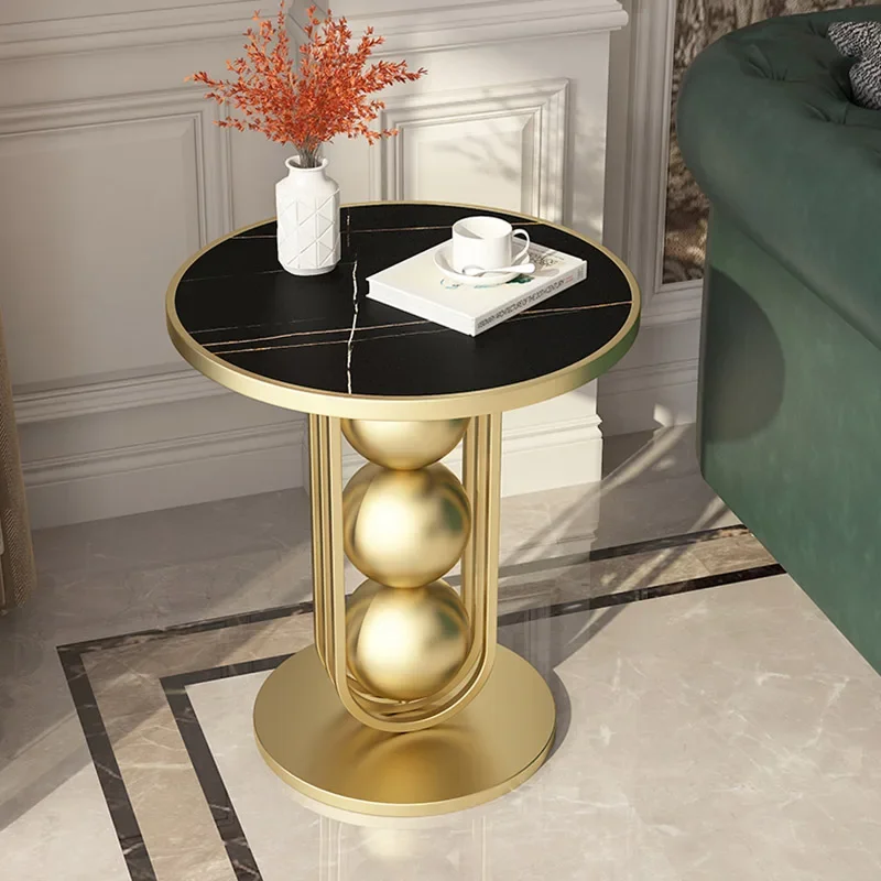 Bedside Console Coffee Tables Living Room Gold Luxury Dressing Table Bedroom Senter Nightstands Table Basse Bedside Cabinet