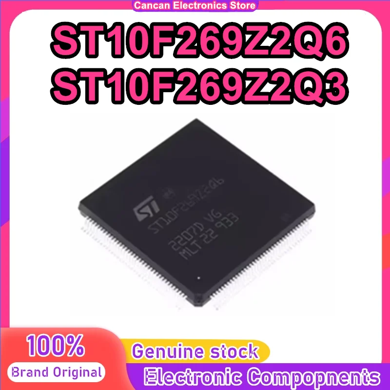 新しいオリジナル-st10f269z2q3-st10f269z2q6-st10f269-qfp-144-組み込みマイクロコントローラー-コントローラーは新しいオリジナルです。