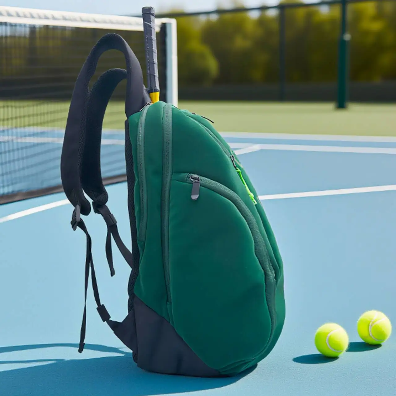 JUSENDA Original Tennis Racket Backpack Pickleball Bag Backpack Badmintor Racket Bag Large Capacity Sporting Backpack