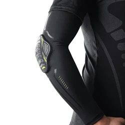 1PCS Sport Elbow Pads Elastic Basketball Arm Sleeve Crashproof Honeycomb Elbow Support Elbow Protector Guard Sport