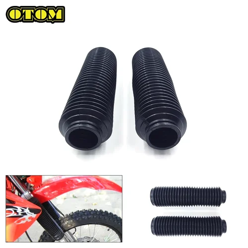 Cubierta Universal para horquilla de motocicleta, polainas, botas, Protector de choque frontal, protector antipolvo para CRF150F para CRF230F SL230 DT125 KLX125 XR230